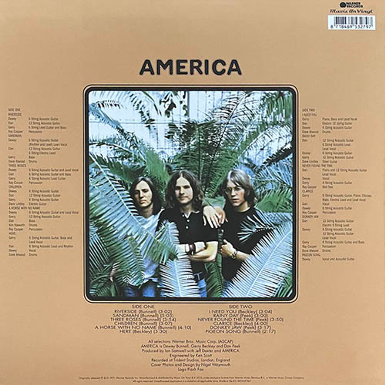 America - America (LP) - 180g Audiophile Vinyl Record