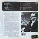 Actual image of the back cover of Beethoven, Alfred Brendel's Piano Sonata No. 18 In E Flat Major, Op. 31, No. 3 / Piano Sonata No. 16 In G Major, Op. 31, No. 1 / Piano Sonata No. 22 In F Major, Op. 54 second hand vinyl record taken in our record shop