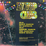 The back cover of ZZ Top's Club second hand vinyl record