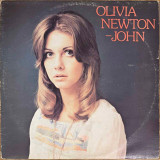 The vinyl record album artwork of Olivia Newton-John's Olivia Newton-John LP