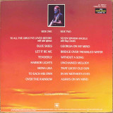 The back cover of Willie Nelson's Love Songs second hand vinyl record