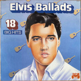 The vinyl record album artwork of Elvis Presley's Elvis Ballads - 18 Big Hits LP