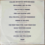 Actual image of the back cover of Roberta Flack's The Best Of Roberta Flack second hand vinyl record taken in our record shop