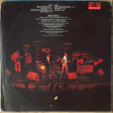 Actual image of the back cover of Roy Buchanan's Live Stock second hand vinyl record taken in our record shop