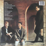 The back cover of Crowded House's Crowded House second hand vinyl record