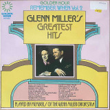 Actual image of the vinyl record album artwork of Members Of The Glenn Miller Orchestra's Remember When Vol.2 - Glenn Miller's Greatest Hits LP - taken in our record store