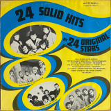 Actual image of the vinyl record album artwork of Various's 24 Solid Hits By 24 Original Stars LP - taken in our record store