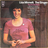 Actual image of the vinyl record album artwork of Liza Minnelli's The Singer LP - taken in our record store