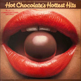 Actual image of the vinyl record album artwork of Hot Chocolate's Hot Chocolate's Hottest Hits LP - taken in our Melbourne record store
