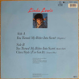 Actual image of the back cover of Linda Lewis's You Turned My Bitter Into Sweet second hand vinyl record taken in our Australian record shop