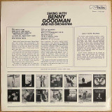 Actual image of the back cover of Benny Goodman And His Orchestra's Swing With Benny Goodman And His Orchestra second hand vinyl record taken in our Australian record shop