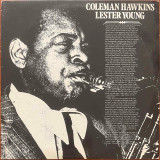 Actual image of the vinyl record album artwork of Coleman Hawkins / Lester Young's Coleman Hawkins-Lester Young LP - taken in our Melbourne record store
