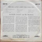 Actual image of the back cover of Xavier Cugat And His Orchestra's Bread, Love And Cha, Cha, Cha second hand vinyl record taken in our Melbourne record shop