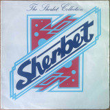 Actual image of the vinyl record album artwork of Sherbet's The Sherbet Collection LP - taken in our Melbourne record store