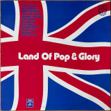 Actual image of the vinyl record album artwork of Various's Land Of Pop & Glory LP - taken in our Melbourne record store