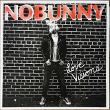 Actual image of the vinyl record album artwork of Nobunny's Love Visions LP - taken in our Melbourne record store