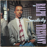 Actual image of the vinyl record album artwork of Ralph Tresvant's Sensitivity LP - taken in our Melbourne record store