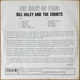 Actual image of the back cover of Bill Haley And The Comets's Bill Haley On Stage second hand vinyl record taken in our Melbourne record shop
