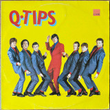 Actual image of the vinyl record album artwork of Q-Tips's Q-Tips LP - taken in our Melbourne record store