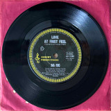 Actual image of the vinyl record album artwork of AC/DC's Love At First Feel LP - taken in our Melbourne record store