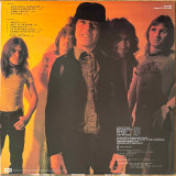 Actual image of the back cover of AC/DC's Powerage second hand vinyl record taken in our Melbourne record shop