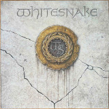 Actual image of the vinyl record album artwork of Whitesnake's Whitesnake LP - taken in our Melbourne record store
