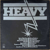 Actual image of the vinyl record album artwork of Various's Heavy LP - taken in our Melbourne record store