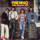 Actual image of the back cover of The Who's Their Greatest Hits second hand vinyl record taken in our Melbourne record shop
