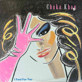 Actual image of the vinyl record album artwork of Chaka Khan's I Feel For You LP - taken in our Melbourne record store