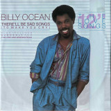 Actual image of the vinyl record album artwork of Billy Ocean's There'll Be Sad Songs (To Make You Cry) LP - taken in our Melbourne record store