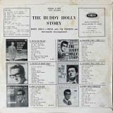 Actual image of the back cover of Buddy Holly's The Buddy Holly Story second hand vinyl record taken in our Melbourne record shop