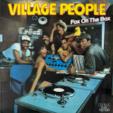 Actual image of the vinyl record album artwork of Village People's Fox On The Box LP - taken in our Melbourne record store