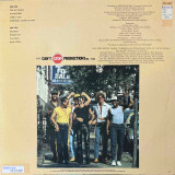 Actual image of the back cover of Village People's Fox On The Box second hand vinyl record taken in our Melbourne record shop