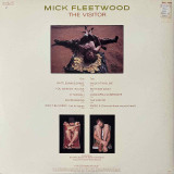 Actual image of the back cover of Mick Fleetwood's The Visitor second hand vinyl record taken in our Melbourne record shop