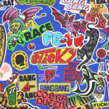 Frank Carter & The Rattlesnakes - Sticky Vinyl Record Album Art