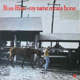 Actual image of the vinyl record album artwork of Ross Ryan's ...My Name Means Horse LP - taken in our Melbourne record store