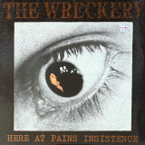 Actual image of the vinyl record album artwork of The Wreckery's Here At Pains Insistence LP - taken in our Melbourne record store