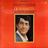 Actual image of the vinyl record album artwork of Dean Martin's Welcome To My World LP - taken in our Melbourne record store