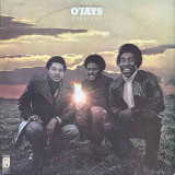 Actual image of the vinyl record album artwork of The O'Jays's Survival LP - taken in our Melbourne record store