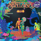 Actual image of the vinyl record album artwork of Santana's Amigos LP - taken in our Melbourne record store