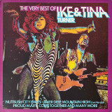 Actual image of the vinyl record album artwork of Ike & Tina Turner's The Very Best Of Ike & Tina Turner LP - taken in our Melbourne record store
