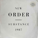 Actual image of the vinyl record album artwork of New Order's Substance LP - taken in our Melbourne record store