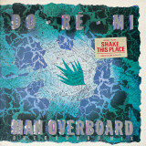 Actual image of the vinyl record album artwork of Do-Ré-Mi's Man Overboard LP - taken in our Melbourne record store