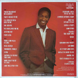 Actual image of the back cover of Sam Cooke's The Man And His Music second hand vinyl record taken in our Melbourne record shop