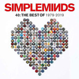 Simple Minds - 40: The Best Of 1979-2019 Vinyl Record Album Art