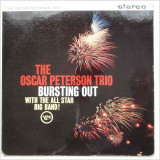 The Oscar Peterson Trio - Bursting Out With The All-Star Big Band Vinyl Record Album Art