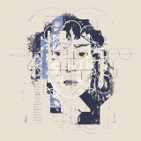 Clarice Jensen - In holiday clothing, out of the great darkness Vinyl Record Album Art