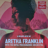 Aretha Franklin With The Royal Philharmonic Orchestra - A Brand New Me Vinyl Record Album Art