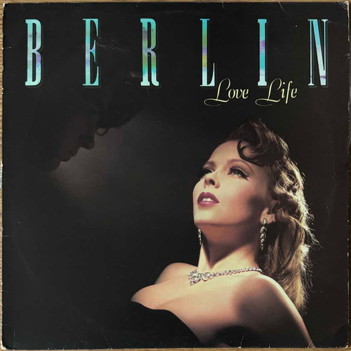 Actual image of the vinyl record album artwork of Berlin's Love Life LP - taken in our Melbourne record store