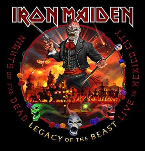 Iron Maiden - Nights Of The Dead, Legacy Of The Beast: Live In Mexico City - Vinyl Record Album Art